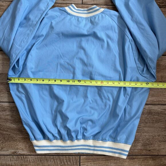 Vintage Sears Thin Bomber Jacket Light Blue Size XXL - Picture 8 of 12